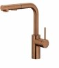 KFA DUERO BASIC ROSE GOLD bateria kuchenna z wyciąganą wylewką miedź szczotkowana 662311034